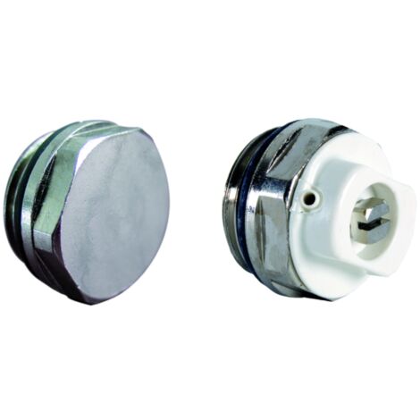Purmo Delta Stopfenset AZ13DZ881012000 aus Blind- und weißen Entlüftungsstopfen 1/2"