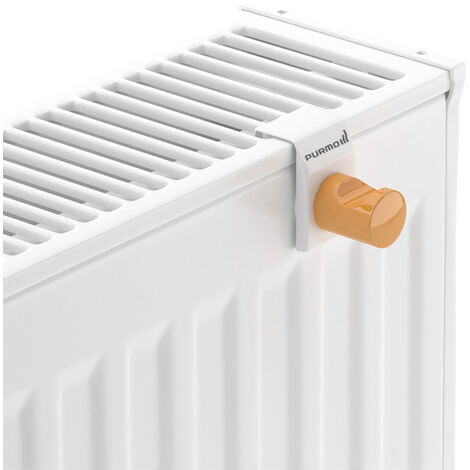 Purmo Profil Ventil Compact Ventilheizkörper, Typ 21S, 6-Muffen, profilierte Front