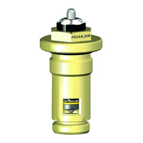 Purmo Ventileinsatz AZ02VEOV042GRE0 1/2", Einstellwert 4, Markierung grün, mit Kv-Einstellung, Lochtrommel