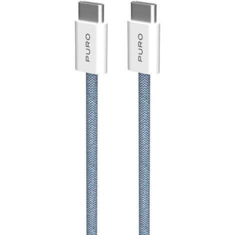PURO PUCCCFABK415MTBLUE cable USB USB 2.0 1,5 m USB C Azul