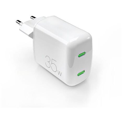 PURO PUFCUSBCC35WGWHI Computer portatile. Smartphone. Tablet Bianco AC Ricarica rapida Interno