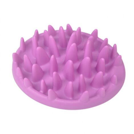 (Purple) Anti-gluttonous bowl for dogs and cats - Prevents them from eating too quickly