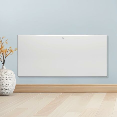 Purus Eco 1800W Electric Panel Electric Heater Bathroom Safe Setback Timer Lot 20 & Advanced Thermostat Control Wall Mounted or Floor Standing Low Energy Electric Heater