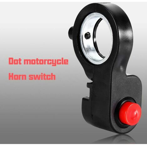Push Button Switch, Motorcycle Handlebar Horn Switch 7/8'' 22mm