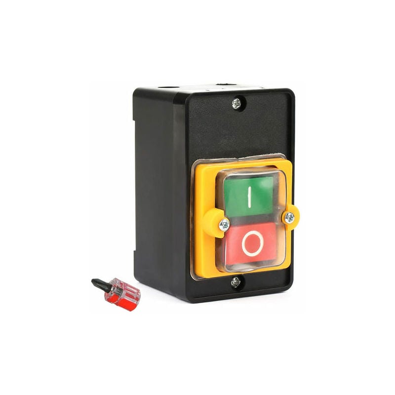 Push Button Switch On/Off Waterproof Push Button Switch Push Button Single Phase Drill On/Off Switch with dopa Ground Box