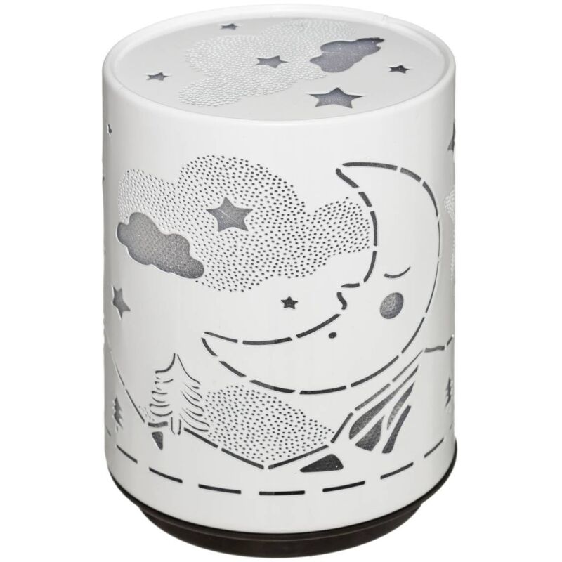 Moderna luz nocturna a pilas H.13cm metal - Atmosphera créateur d'intérieur