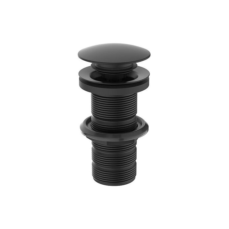 Ideal Standard - Push-Open noir mat, sans trop-plein