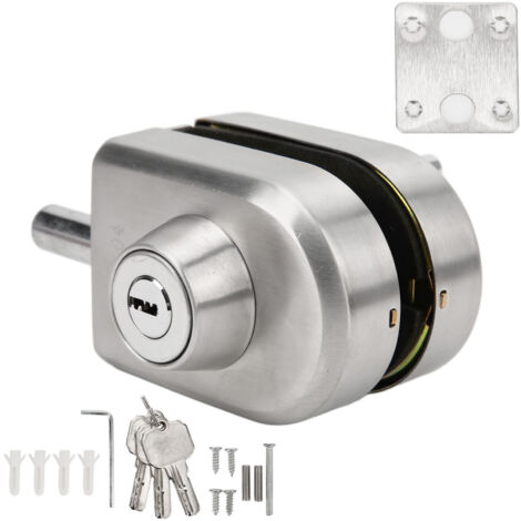 Push Sliding Gate Lock Corrosion Resistant Antioxidant Stainless Steel Glass Door Lock