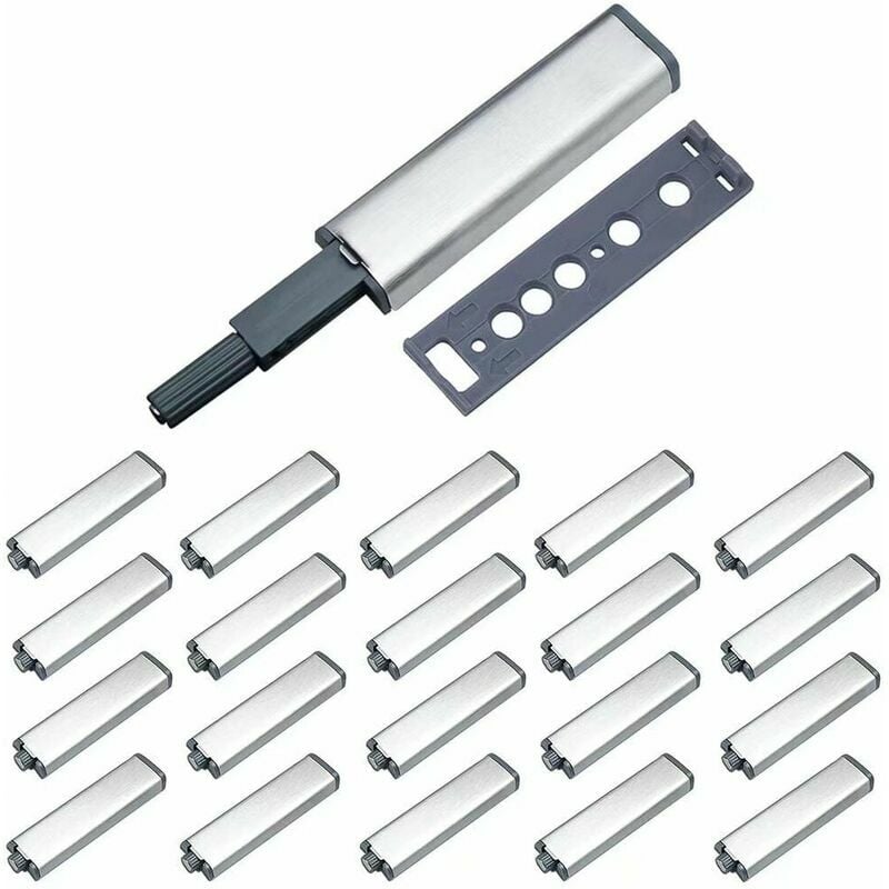 Hoopzi - Push to Open Closet Door Magnet Jiayi Metal Magnetic Latch Push Open Closet Push Magnetic Closure for Cabinet Push to Open System Drawer