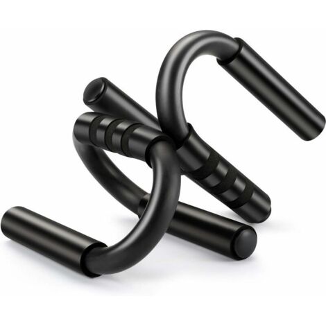 Push Up Bars - S Shape Push Up Bars con impugnatura in schiuma per palestra domestica, fitness e bodybuilding - Push Up Bars per uomini e donne