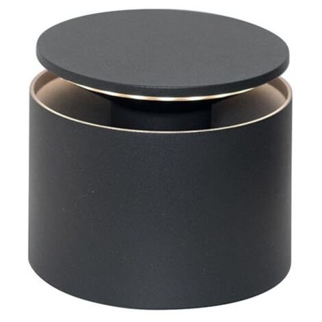Push-up pro lampada da tavolo a batteria ricaricabile ip54 colore grigio scuro zafferano ld1050n3
