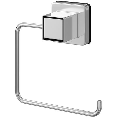 main image of "PushLoc Polished Chrome Wall Mounted Toilet Roll Holder"