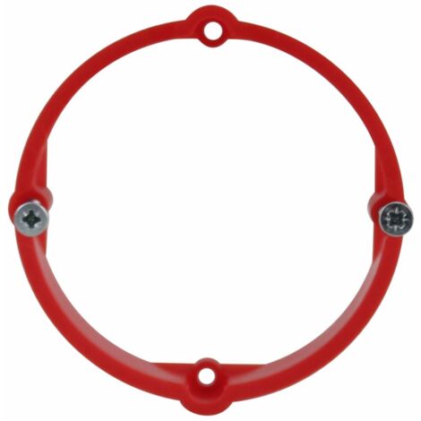 Putzausgleichring 60mm H12mm rot 3x Schalterdosen & Abzweigdosen