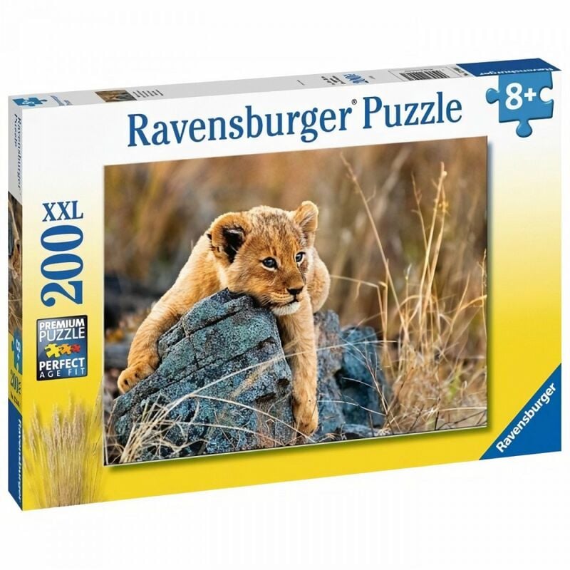 Puzzle 200 pieces XXL - Le petit lionceau - Ravensburger - Puzzle Enfant 200 pieces - Des 8 ans