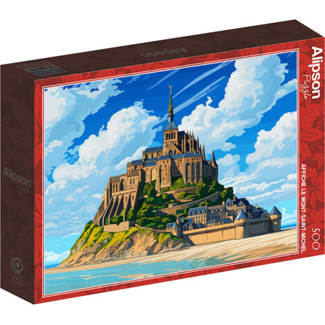 PUZZLE 500P AFF MONT ST MICHEL ALIZE ALI50195