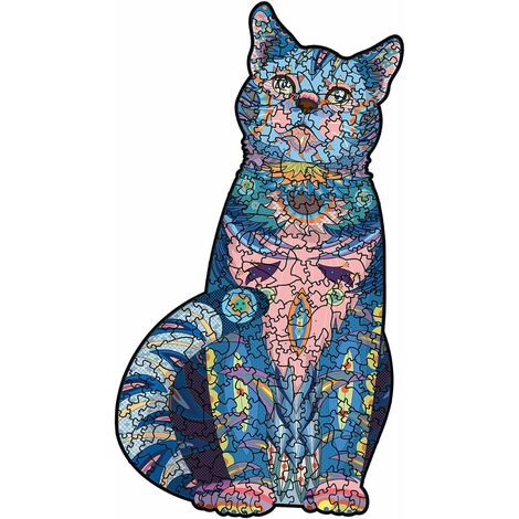 Puzzle Adulte Puzzle Bois Puzzle Animaux,Adultes Puzzle en Bois 3D Puzzles en Bois Jouet Forme Animale Pièces irrégulières Cadeau pour Adultes et Enfants Collection de Jeux de Famille Cadeau,