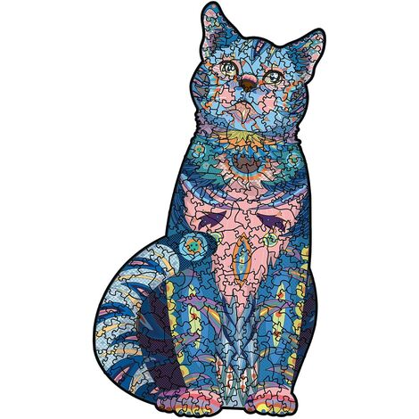 Puzzle Adulte Puzzle Bois Puzzle Animaux,Adultes Puzzle en Bois 3D Puzzles en Bois Jouet Forme Animale Pièces irrégulières Cadeau pour Adultes et Enfants Collection de Jeux de Famille Cadeau,