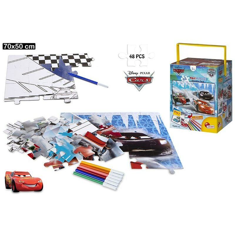 

Puzzle de doble cara coloreable - "Cars" 48 piezas