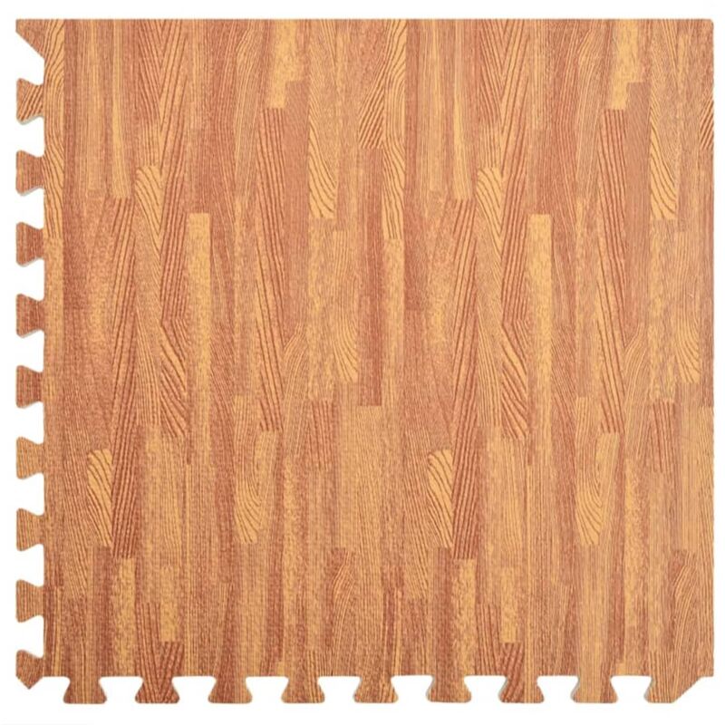 Floor Mats 24 pcs Wood Grain 8.64 ㎡ eva Foam Vidaxl