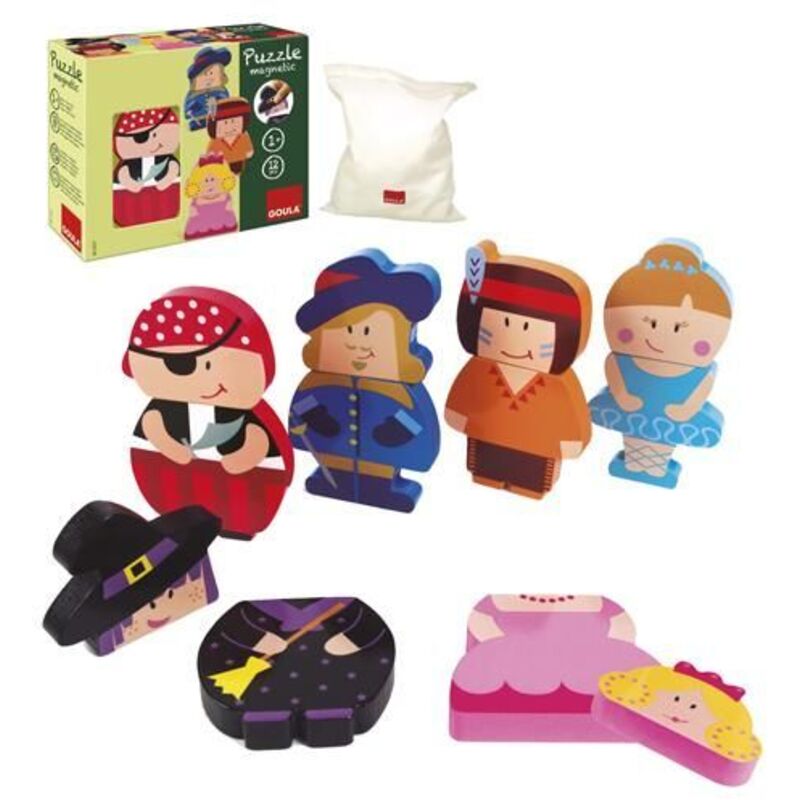 Puzzle Goula Infantil Personajes Magneticos