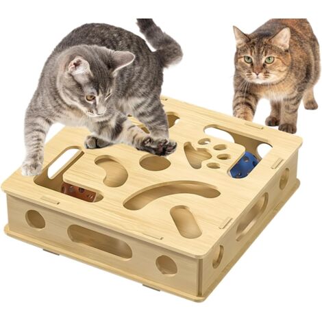 Puzzle interactif pour Chat - Jouet interactif avec
