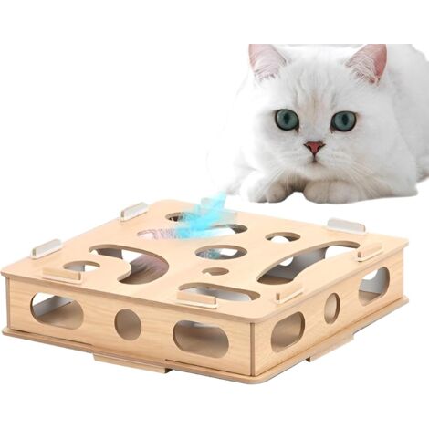 puzzle pour chat Bote de puzzle en bois Jouet pour chat