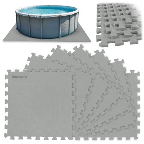 Puzzle Schaumstoff-Poolmatte 50 x 50 cm 8-tlg