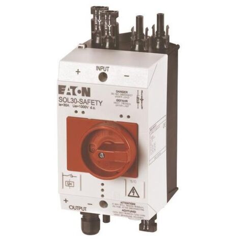 PV-Feuerwehrschalter als DC-Trennstelle zwischen PV-Generator und Wechselrichter SOL30-SAFETY/2MC4-U(230V50HZ)