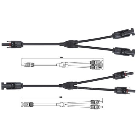 PV-Y Solarstecker Verteiler 2er paar