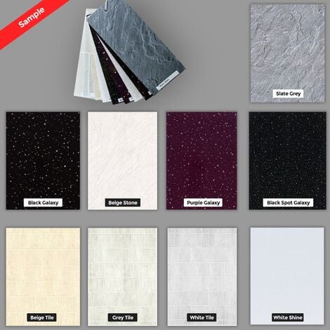 main image of "PVC 10 mm Thick Cladding Panel Sample Pack"