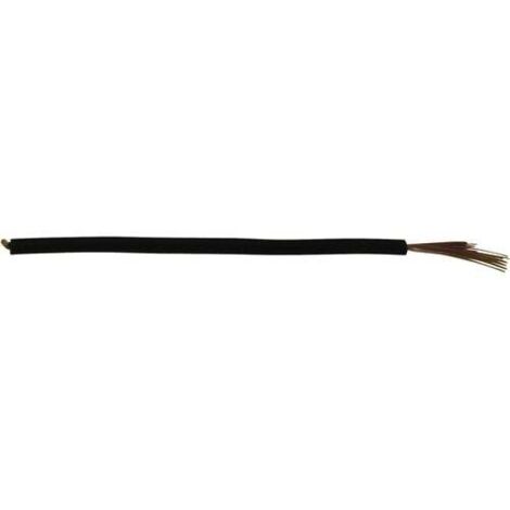PVC-Aderleitung H07V-U 1,5 - 10 Meter, schwarz Kabel & Leitungen