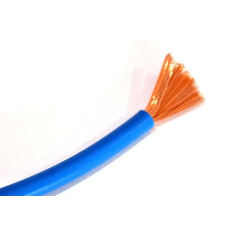 PVC-Aderleitung H07V-U 1,5 - 25 Meter, blau Aderleitung