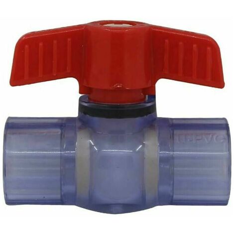 PVC Ball Valve 20 25 32 40 50 63mm Bonded Ball Valve Ball Valve Ball Valve (inner diameter 32mm)