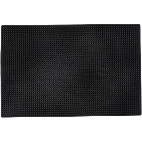 PVC Bar Mat PVC Bar Service Mat Rectangle Service Spill Cup Pad Glass Whiskey Coffee Wine Tea Beer Coaster Placemat 45x30cm