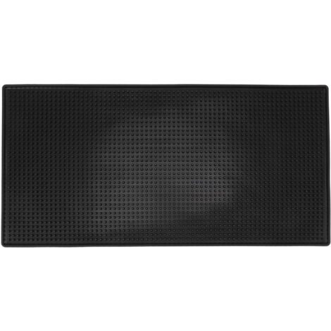 PVC Bar Mat PVC Bar Service Mat Rectangle Service Spill Cup Pad Glass Whiskey Coffee Wine Tea Beer Coaster Placemat 60x30cm