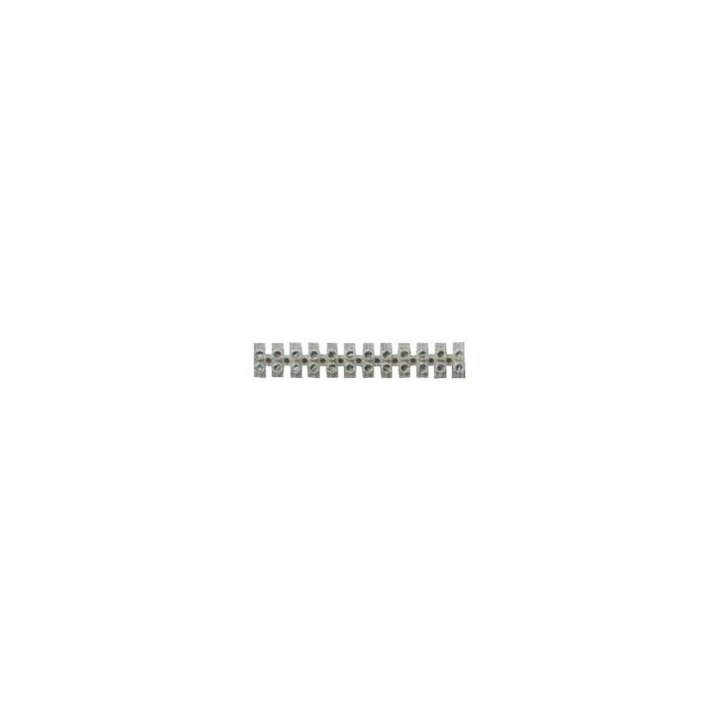 pvc - barette de domino 12p1,5-2,5 mm² - 2 sb (par 10)