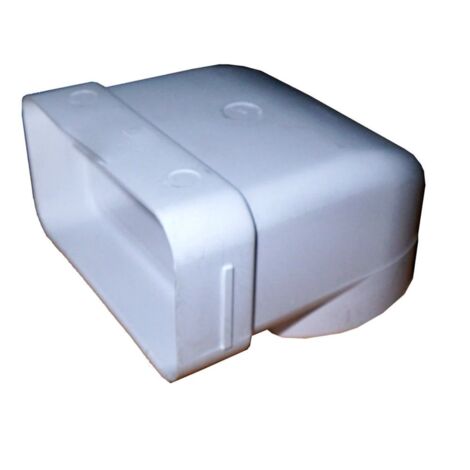 pvc blanco codo mixto a 90ª salida gases  100 ø  110107 ref 0525