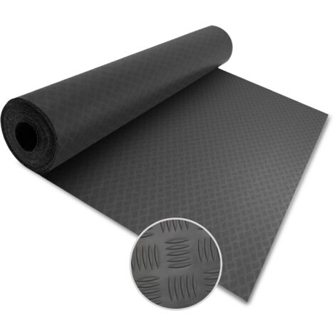 PVC-Bodenbelag Diamond Cut Dunkelgrau 120 x 300 cm