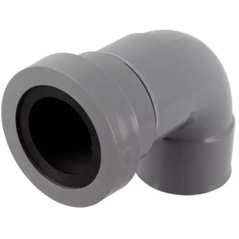 PVC-Bogen fÃ¼r SanitÃ¤rgerÃ¤te mit 90Â° Anschluss, FF 32