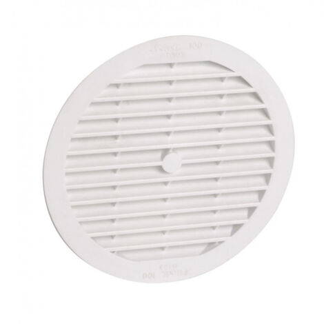 PVC clásico: Redondo para tubo blanco D.124 con mosquitera NICOLL
