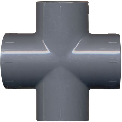 PVC-Druckverbinder Kreuz ø25 mm