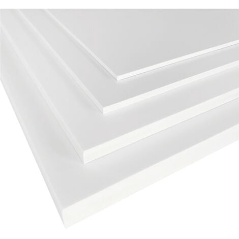 PVC Expansé Comacel. Plusieurs épaisseurs – Plusieurs Tailles – Matière Première Bricolage Isolation PVC Mousse - 3 mm - 1000 x 1000 mm