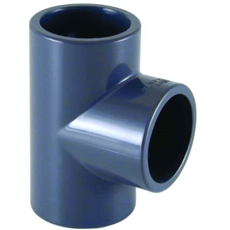 PVC Fittinge, PVC T-Stück 40mm, PVC-U Muffe PN16