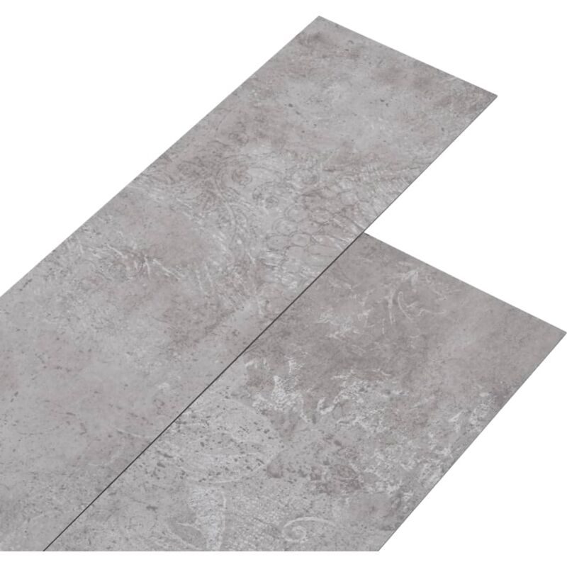 Vidaxl - PVC Flooring Planks 5.26 m² 2 mm Earth Grey - Grey