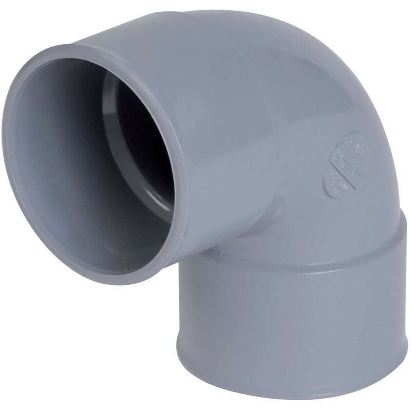 

Nicoll - PVC gris acodado FF 87°30 - Ø 32 mm - enchufe doble -CF88