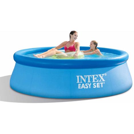 Pvc Inflatable Pool Intex 28112 244x76 Round Above Ground With