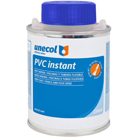 Pvc instant, 250ml Metallflasche mit Pinsel a2011 unecol