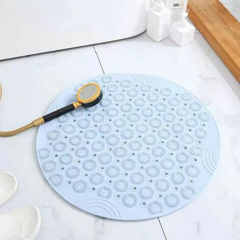 Round Bathroom Non-slip Mat Shower Mat Pvc Washable Shower Massage