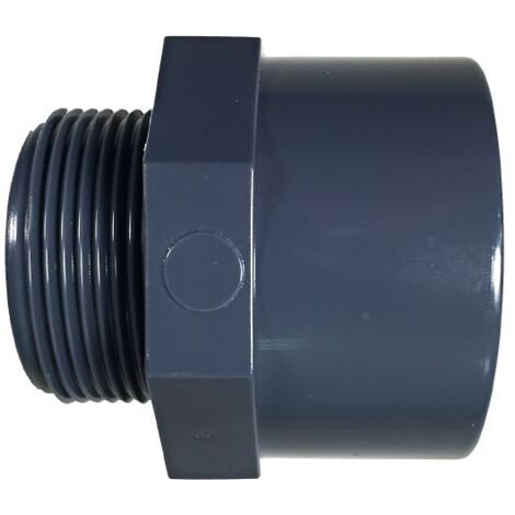 PVC-Klemme Außengewinde 50 mm 1 1/2"