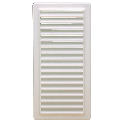 PVC-Lüftungsgitter 9,8 x 22,5 cm mit Rahmen A-200 Jar